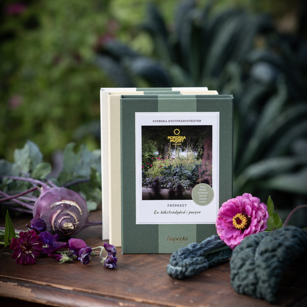 En kjøkkenhage i purpur