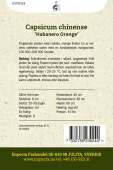 Habanero 'Habanero Orange'