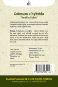 Vaniljebasilikum 'Vanilla Spice'