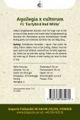 Akeleie F1 'Earlybird Red White'