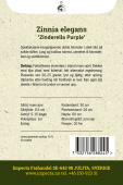 Sinnia ''Zinderella Purple'' Impecta dyrkingsanvisninger