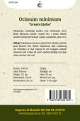 Småbladet basilikum 'Green Globe'