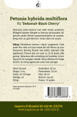 Petunia F1 'Debonair Black Cherry'