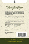 Hagestemorsblomst F1 'Spring Matrix Sangria'