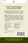Hagestemorsblomst 'Schweizer Riesen Velvet'