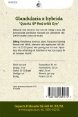 Hageverbena 'Quartz XP Red with Eye'